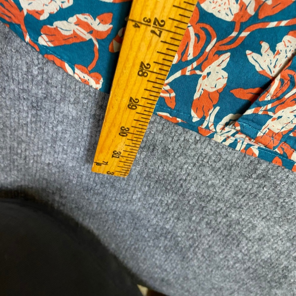 Columbia Rapid Rivers Mens Small Orange Tropical Leaf SS Shirt AM0094-365 NWT - Picture 3 of 7